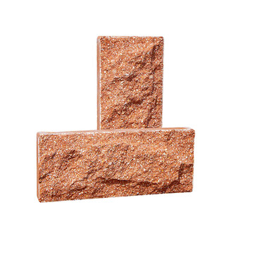 Цокольна плитка скеля морквяна Євроцегла, фото 1