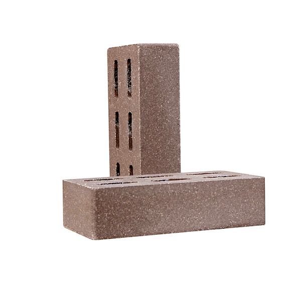 Облицювальна гладка цегла Євроцегла коричневий, фото 1