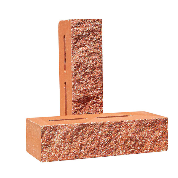 Облицювальна колота цегла Євроцегла морквяна, фото 1