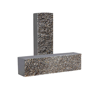 Облицювальна цегла Євроцегла вузька колота графіт, фото 1