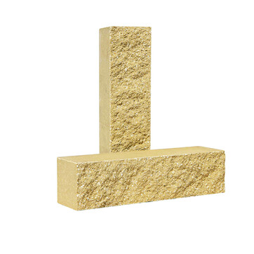 Облицювальна цегла Євроцегла вузька колота жовта, фото 1