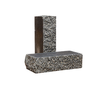 Облицювальна цегла Євроцегла вузька колота тичкова чорна, фото 1