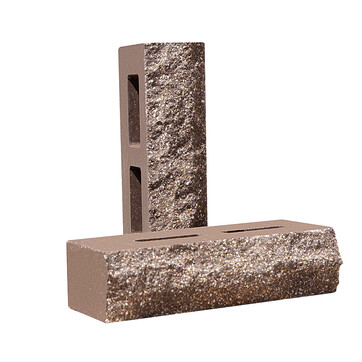 Облицювальна цегла скеля Євроцегла коричнева, фото 1