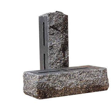 Облицювальна цегла скеля Євроцегла тичковий чорна, фото 1