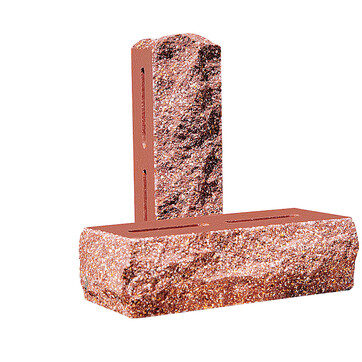 Облицювальна цегла скеля Євроцегла червона тичкова, фото 1