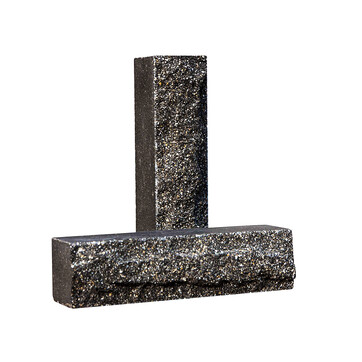 Лицьова цегла Євроцегла вузька скеля чорна, фото 1