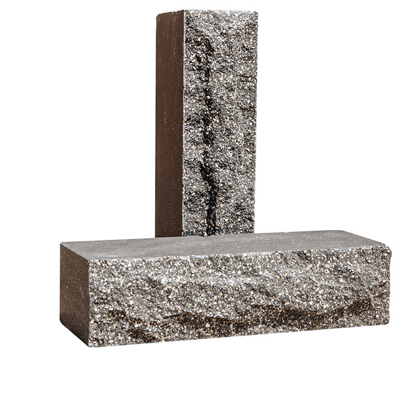 Лицьова цегла Євроцегла вузька скеля графіт, фото 1