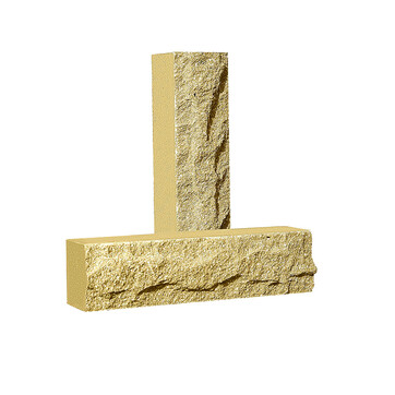 Облицювальна цегла вузька скеля жовта Євроцегла, фото 1