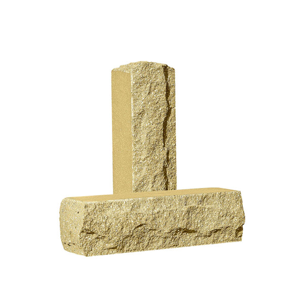 Облицювальна цегла Євроцегла вузька скеля тичкова жовта, фото 1