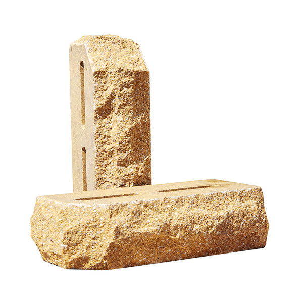 Облицювальна цегла Євроцегла кутова скеля тичкова слонова кістка, фото 1