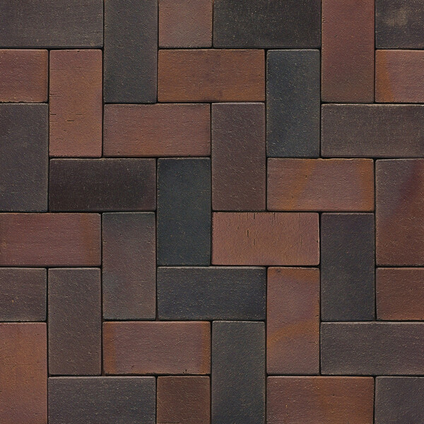 Клінкерна бруківка Muhr Nr. 04S Rotbraun-bunt Spezial, фото 1