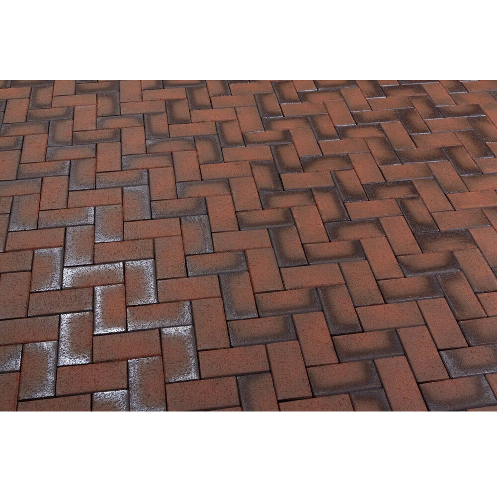 Клінкерна бруківка P 408 KF Gala nero, фото 2