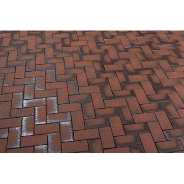 Клінкерна бруківка P 408 KF Gala nero, фото 1